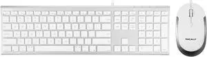 Macally USB C Mac Keyboard and a Wired USB C Mouse, Perfect Accessories for New MacBooks