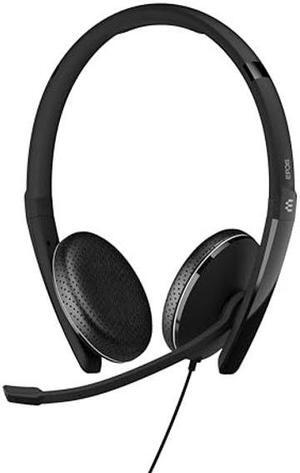 EPOS Adapt 165 USB-C II - Wired, Double-Sided Headset - 3.5mm Jack and USB-C Connectivity - UC Optimized - Superior Stereo Sound - Enhanced Comfort - Call Control - Black