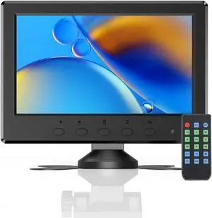 Eyoyo Mini Monitor 7 Inch Small HDMI Monitor 1024x600 LCD Screen Display HMDI AV VGA BNC USB Input for PC CCTV Security Camera Computer Laptop Raspberry PI