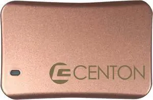 Centon External SSD (Rose Gold Metallic), USB-C 3.2 Gen 2, 500GB