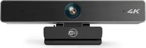 MEE audio C11Z 4K Ultra HD Webcam with ANC Microphones, 4X Digital Zoom, Low Light Correction, Wide Angle Lens and Privacy Cover for Zoom Video Conferencing on Computer PC Mac Laptop Desktop