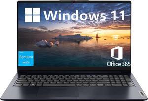 Lenovo IdeaPad Laptop, 15.6" FHD Display, Intel Pentium Silver N6000 Processor, Windows 11 Home, 12GB RAM, 256GB SSD, 1-Year Microsoft 365 Personal, USB Type-C, Long Battery Life, Abyss Blue, PCM