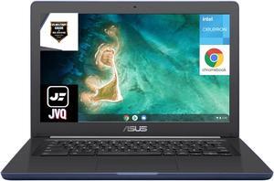 ASUS Newest 14" Rugged & Spill Resistant Chromebook, Education Edition, Military STD 810G, Intel N3350, 4GB RAM, 160G Space(32G eMMC+128G Card), WiFi, Bluetooth, Webcam, DarkBlue, Chrome OS, JVQ MP ASUS Newest 14" Rugged & Spill Resistant Chromebook, Education Edition, Military STD 810G, Intel N3350, 4GB RAM, 160G Space(32G eMMC+128G Card), WiFi, Bluetooth, Webcam, DarkBlue, Chrome OS, JVQ MP
