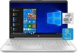 HP 15-DY1032 15.6" Touch 8GB 256GB Intel Core i3-1005G1 X2 1.2GHz Win10, Silver