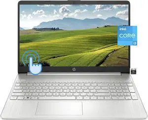 HP Pavilion 15.6'' HD Touchscreen Laptop, Dual Core Intel i3-1115G4 (Up to 4.1GHz), UHD Graphics, 8GB RAM, 256GB SSD, Webcam, WiFi, Fast Charge, Long Hour Battery, HubxcelAccessory, Natural Silver