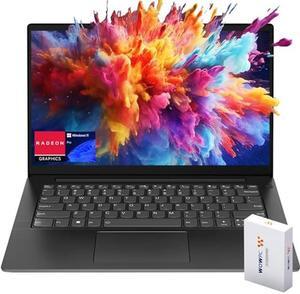 Lenovo Newest Business Laptop, AMD Ryzen 5 7520U 4-Cores Processor, 256GB SSD Storage, 8GB DDR5 4800MHz Premium Memory, 14" FHD Anti-Glare, Ethernet Port, Windows 11 Pro, w/WOWPC 500GB External SSD