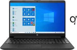 HP Newest 15.6"" FHD IPS Premium Laptop, Intel Celeron N4020 Processor Upto 2.8GHz, 16GB RAM, 512GB SSD, WiFi, USB-C, Card Reader, Windows 10 Home + HDMI Cable, Black