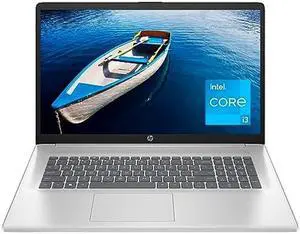 HP Laptop 17-cn2000nr, 12th Generation Intel(r) Core(tm) i3-1215U, Intel(r) UHD Graphics, 8 GB DDR4, Windows 11 Home, 17-cn2000nr Silver