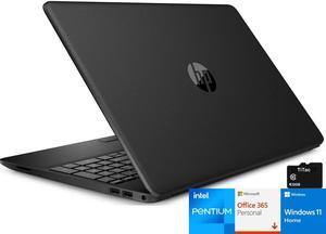 HP Pavilion 15.6" HD Laptop Computer, Intel Pentium Processor, 8GB RAM, 512GB SSD, Webcam, USB-C, HDMI, Ethernet RJ-45, WiFi, Includes 1-Year Microsoft 365, Windows 11 S, Black, TiTac Card