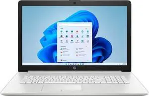 HP 17 Laptop, 11th Gen Intel Core i3-1115G4, 8 GB RAM, 256 GB SSD, 17.3-inch HD+ (1600 x 900) Diagonal Display, Windows 11 Home, 802.11ac, Bluetooth, HDMI, Natural Silver W/ Silmarils Accessories