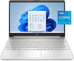 HP 15.6-inch Full HD (1920 x 1080) Micro-Edge Display, 11th Gen Intel Core i5-1135G7 Processor, 12GB DDR4 RAM, 512GB SSD, Intel Iris X Graphics Bluetooth, HDMI, Windows 11, W/GaLiMu