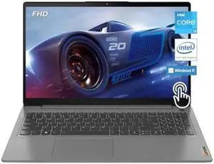 Lenovo - Ideapad 3i 15.6" Laptop - 15.6" Full HD (1920 x 1080) Touch Screen - Intel Core i3-1115G4 Dual-Core - 24GB DDR4 RAM - 1TB SSD - Intel UHD Graphics - Windows 11 - Arctic Grey - W/GaLiMu