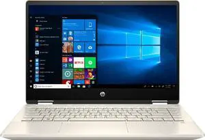 hp Pavilion x360-14"" Touch - Core i5-10210U - 8GB - 256GB SSD + 16GB Optane - Gold