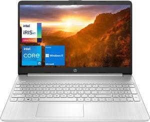 HP 15 Notebook Laptop, 15.6" Full HD Display, Intel Core i5-1135G7 Processor, 32GB DDR4 RAM, 512GB PCIe SSD, USB Type-C, Webcam, Wi-Fi, Windows 11 Home, Silver