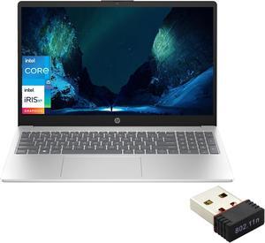 HP 2024 Business Laptop, 15.6" HD Display, Intel Core i5-1335U(10-core), 16GB DDR4 RAM, 512GB PCIe SSD, Intel Iris Xe Graphics, Bluetooth, Windows 11 Home with USB WiFi Adapter