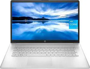 HP 2023 Newest Laptop, 17.3 Inch Display, Intel Core i3-1125G4 (Beat i5-10210U) Processor, 8GB DDR4 RAM, 512GB SSD, Intel UHD Graphics, WiFi, Bluetooth, Windows 11 Home in S Mode, Natural Silver