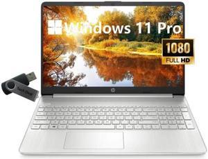 HP 15 Business Laptop Computer, 11th Gen Intel Core i5-1135G7, 15.6" FHD IPS Display, Windows 11 Pro, 12GB RAM, 256GB SSD, AC Smart pin, Wi-Fi, Bluetooth, HDMI, Tech Deal USB