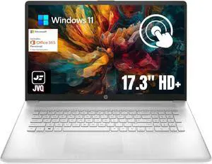 HP 17.3" Display Flagship HD+ Touchscreen Laptop, 20GB RAM, 1TB SSD Storage, Intel Pentium Silver N5030, Fullsize Keyboard, HDMI, Type-C, WiFi, Bluetooth, 1-Year Microsoft 365, Windows 11, Silver HP 17.3" Display Flagship HD+ Touchscreen Laptop, 20GB RAM, 1TB SSD Storage, Intel Pentium Silver N5030, Fullsize Keyboard, HDMI, Type-C, WiFi, Bluetooth, 1-Year Microsoft 365, Windows 11, Silver