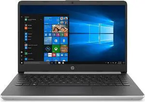 HP 2022 14'' HD Home and Business Laptop PC Intel 10th Gen 2-Core i3-1005G1 8GB DDR4 RAM 256GB M.2 SSD Intel UHD Graphics WIFI AC BT USB-C HDMI RJ45 Webcam Silver Windows 11 Pro w/Accessories