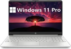 HP 15.6" HD Display Business Laptop, 11th Gen Intel Core i5-1135G7, Windows 11 Pro, 8GB RAM, 256GB SSD, Wi-Fi 5, Bluetooth, Long Battery Life, 32GB Durlyfish USB Card