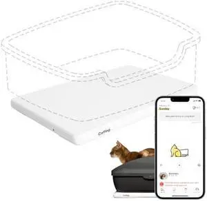 Catlog Board - Smart Litter Box Monitoring System, Healthcare, Scale, Weight, Automatic Recording, Works with Any Litter Box, IoT, Smartdevice, App, Excretion, for Cat, All Breeds