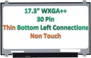 Generic New 17.3" WXGA++ LED DIODE Replacement Substitute LAPTOP LCD Screen Compatible with Dell M04fx/ 0M04FX/ N173FGA-E34 REV.C1