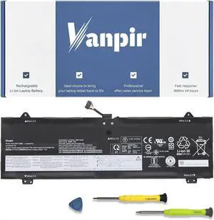 VANPIR L19M4PDC L19C4PDC Laptop Battery Compatible with Lenovo Ideapad Yoga 7-14ITL5 7-15ITL5 Series 5B10Z26482 SB10Z26481 L19L4PDC 5B10Z26485 5B10Z26479 SB10Z26486 15.36V 71Wh 4622mAh