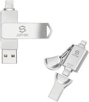 JSL JDTDC 512GB Photo-Stick-iPhone 15/14/13/12 USB-Flash-Drives External Storage Stick for USB C iPhone-Thumb-Drive Memory-Mobile-for-Android iPad-Flash-Drive Photo Transfer Stick