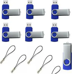 8GB Thumb Drive 50 Pack Flash Drive 8GB Bulk 8GB USB Flash Drive 50 Pack USB Flash Drives lcwamy USB (Blue, Wholesale, No logo)