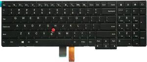 US Layout Replacement Keyboard for Lenovo ThinkPad T540 T540p L540 W540 W541 T550 W550 W550s T560 L560 L570 P50s Laptop (Backlit)