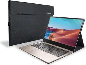Honeymoon Case Cover for 16" Samsung Galaxy Book4/3 Pro&Galaxy Book4/3 Pro 360&Galaxy Book 4/3 Ultra[Not fit Galaxy Book4/3 360],PU Leather Hard Shell Case Accessories,S045-Black