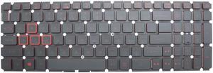 New Replacement Keyboard Compatible with Acer Nitro 5 AN515-41 AN515-42 AN515 AN515-51 AN515-52 AN515-53 N16C7 N17c1 AN515-51-705 Laptop Backlit Keyboard Red