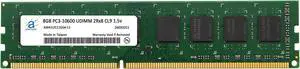 Adamanta 8GB (1x8GB) DDR3 1333MHz PC3-10600 Unbuffered Non-ECC UDIMM 2Rx8 1.5v CL9 Desktop Memory Upgrade DRAM RAM