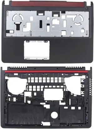 ApplianPar Upper Palmrest and Bottom Case Cover for Dell Inspiron 15 7000 7559 0VF544 08FGMW
