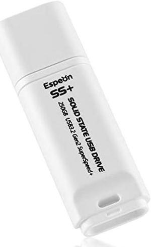 Espeon 250GB Portable SSD Solid State USB Drive, USB 3.2 Gen2 UASP SuperSpeed+. Up to 600MB/s Read, 260MB/s Write - SS+