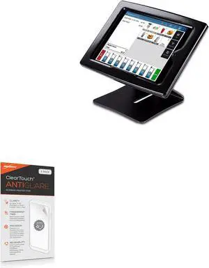 BoxWave Screen Protector Compatible With Gilbarco Passport POS 15" - ClearTouch Anti-Glare (2-Pack), Anti-Fingerprint Matte Film Skin