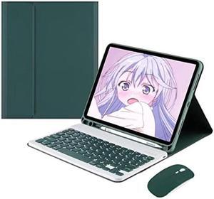 QIYIBOCASE Galaxy Tab S6 Lite 2024/2022/2020 Keyboard Case with Mouse, Detachable Magnetic Keyboard Cover with S Pen Holder and Mouse for Galaxy S6 lite (SM-P620/P625/P613/P619/P615/P610), (Teal)