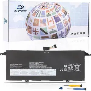 ANTIEE L20M4PD1 L20D4PD1 Laptop Battery Replacement for Lenovo ThinkBook 13x ITG G1-20WJ ThinkBook Plus G2 ITG Series SB11B65324 5B11B65325 5B11B65323 L20D4PD1 15.48V 53Wh 3425mAh