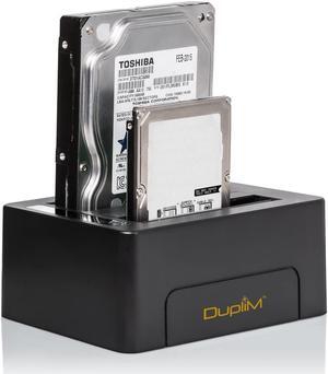 DupliM 1 to 1 SSD HDD Dual Bay Cloner Copier Duplicator SATA Hard Disk Drive Burner
