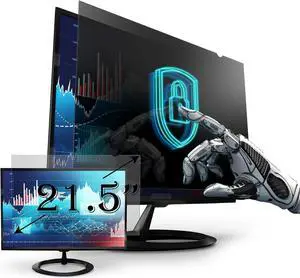 Privacy Screen Filter for 21.5 Inches (Screen Measured Diagonally) Desktop Computer Widescreen Monitor, Screen Filter size is 18.7 inch width x 10.5 inch height