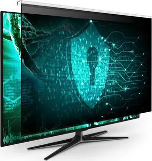 EZ-Pro Screen Protector Privacy Screen Panel for 19 inches (Screen Measured Diagonally) Computer Monitor, Anti Blue Light and Easy Installation, Screen Panel Size 10.9" Height x 16.7" Width