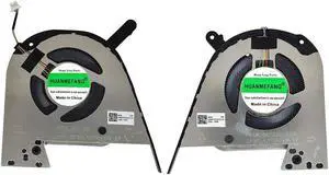 HUANMEFANG New CPU and GPU Cooling Fan for ASUS Vivobook Pro 15 Pro 15x OLED K6501ZM P/N DFSCL142P06593K DFSCL42P16593K DC 12V 0.6A Fan