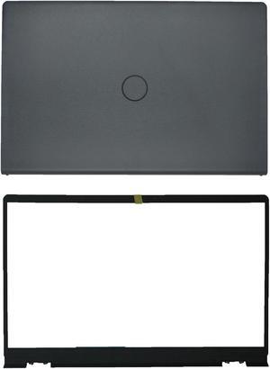 Jxjslp Replacement for Dell Inspiron 15 3510 3511 3515 3520 Laptop LCD Back Cover Top Case Rear Lid Front Bezel 00WPN8 09WC73 Black