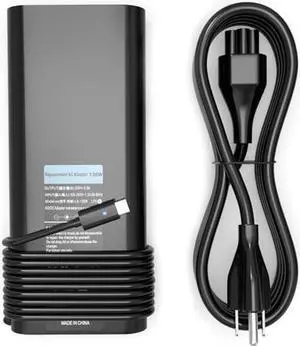 130W USB C Laptop Charger Fit for Dell Precision 5570 3570 5550 5560 3550 3560 5520 5760 5530 5750 3541 3551 3571 3561 2-in-1 Dell XPS 15 17 Type C Power AC Adapter