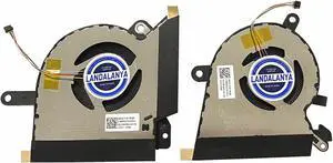 LANDALANYA Replacement New CPU and GPU Cooling Fan for ASUS ROG Flow X13 GV301 GV301Q GV301QC GV301QE GV301QH Series DFS5K123043638 FMQM DFS5K223052838 FMQN DC5V 0.5A Fan