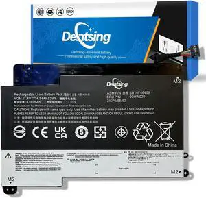 Dentsing 00HW020 Laptop battery Replace for Lenovo ThinkPad Yoga 460 20EL 20EM P40 Yoga 20GQ 20GR Yoga 14 20FY 20DM000VUS 20FY0002US S3 Yoga 14 Series Notebook 00HW021 SB10F46458 SB10F46459 11.4V 53Wh