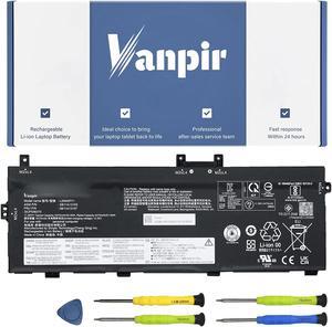 VANPIR L20M3P71 L20D3P71 Laptop Battery Replacement for Lenovo ThinkPad X13 Yoga G2 Series Notebook L20C3P71 L20L3P7 L20M3P71 SB10W51924 5B10W51823 11.52V 57Wh 4950mAh