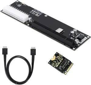 NFHK PCI-E 3.0 M.2 M-Key to Oculink SFF-8612 SFF-8611 Host Adapter for GPD Win Max2 External Graphics Card & SSD