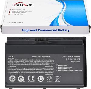 W370BAT-8 Battery Compatible Clevo W350ET W350ST W350ETQ W355STQ W370ET W370SK Sager NP6350 NP6370 Hasee CW35S Series 6-87-W37SS-427 6-87-W370S-427 6-87-W37ES-427 6-87-W370S-4271 14.8V 5200mAh 76.96Wh