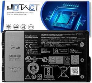JOTACT J7HTX 7XNTR Laptop Battery Replacement for Dell Latitude 7202 7212 Rugged Extreme Tablet Series 02JT7D FH8RW (7.6V 34Wh/4342mAh 4-Cell)